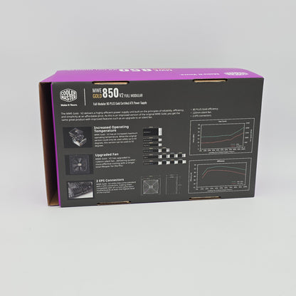 Cooler Master 850W Gaming Power Supply PSU Fully Modular MWE Gold V2