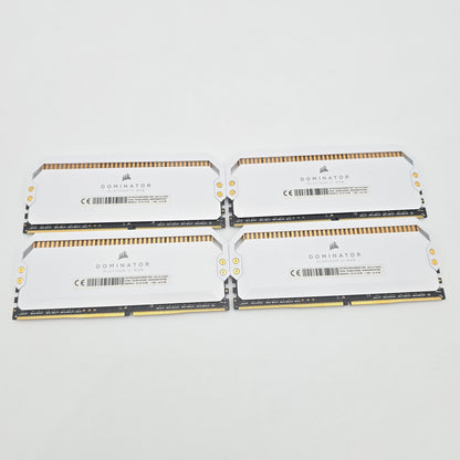 Corsair Dominator Platinum RGB 32GB DDR4, 3200MHz, Cl16-18-18-36, Desktop Gaming Memory RAM (4x8GB)