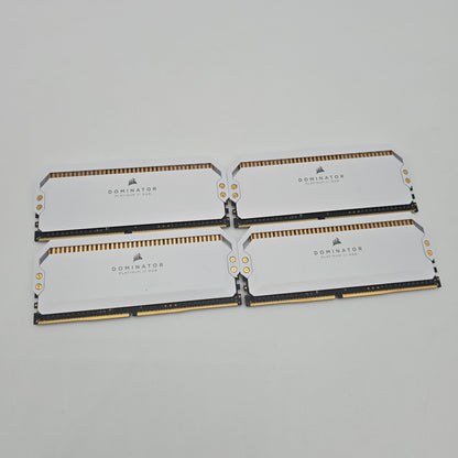 Corsair Dominator Platinum RGB 32GB DDR4, 3200MHz, Cl16-18-18-36, Desktop Gaming Memory RAM (4x8GB)