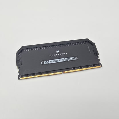 Corsair Dominator Platinum RGB 32GB DDR5, 6000MHz, CL40-40-40-77, Desktop Gaming Memory RAM (1x32GB)
