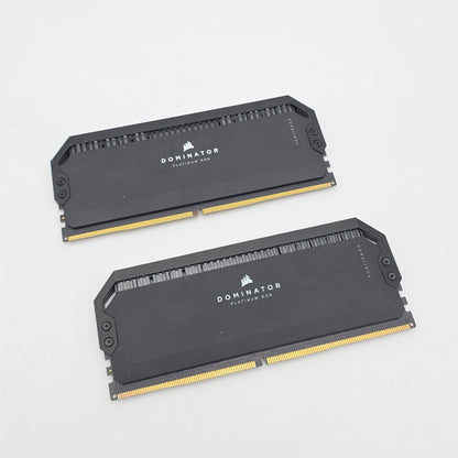 Corsair Dominator Platinum RGB 32GB DDR5, 6400MHz, CL38-40-40-84, Desktop Gaming Memory RAM (2x16GB)