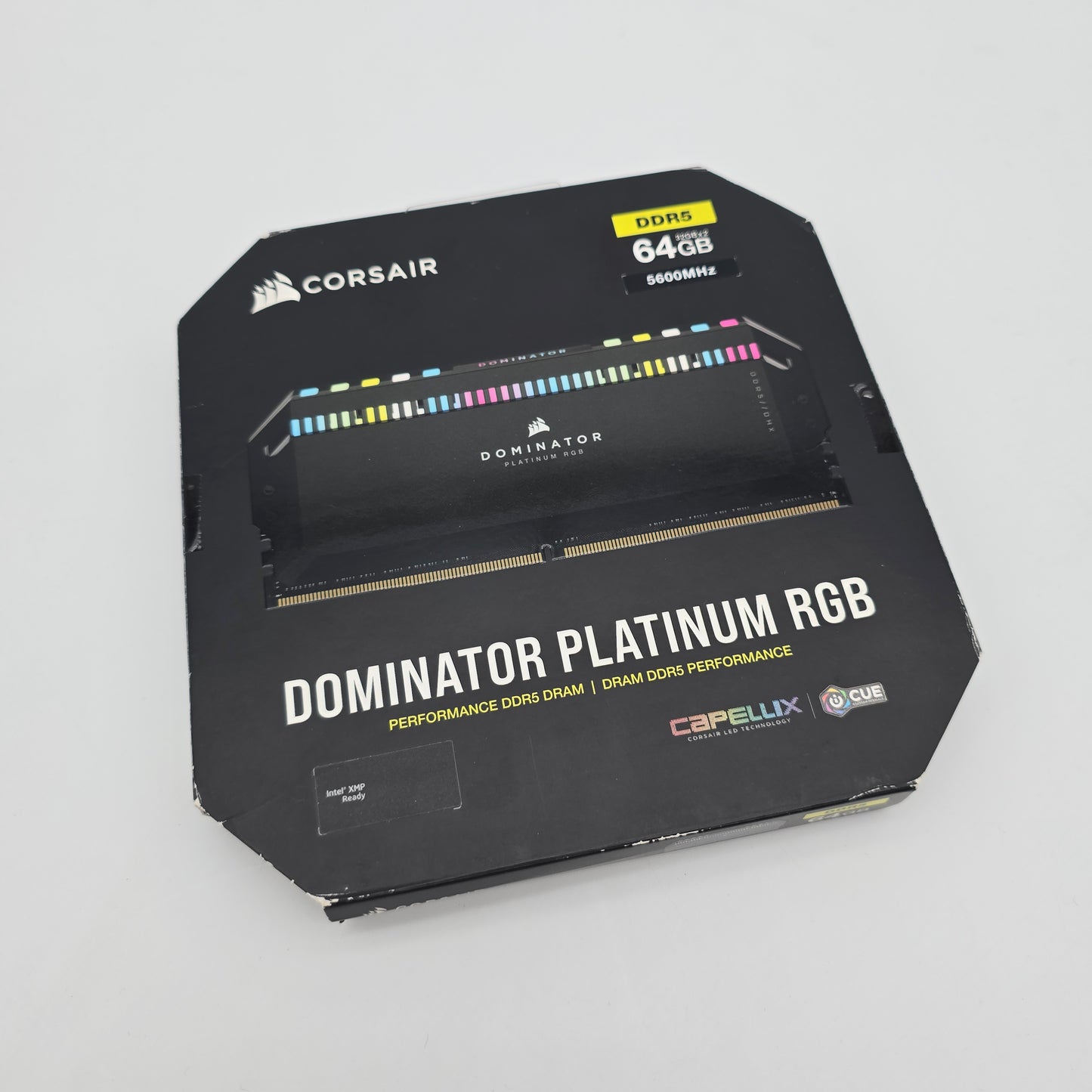 Corsair Dominator Platinum RGB 64GB DDR5, 5600MHz, Cl40-40-40-77, Desktop Gaming Memory RAM (2x32GB)