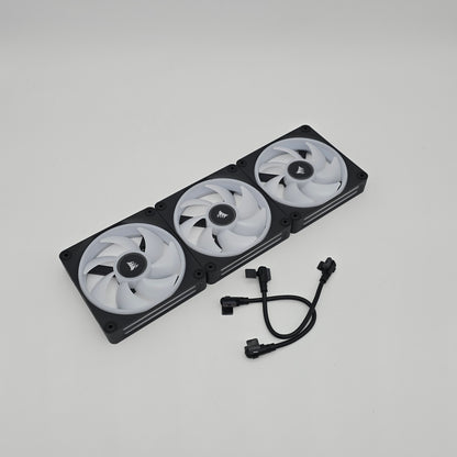 Corsair QX120 RGB 120mm Black Fans for Corsair iCue Link PWM