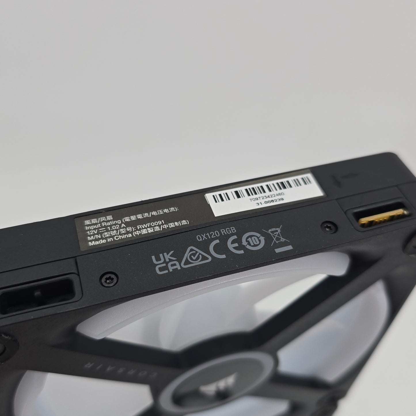 Corsair QX120 RGB 120mm Black Fans for Corsair iCue Link PWM