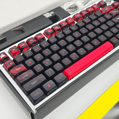Corsair K65 Plus Wireless 75% RGB Mechanical Gaming Keyboard, Cherry Speed Silver Switches