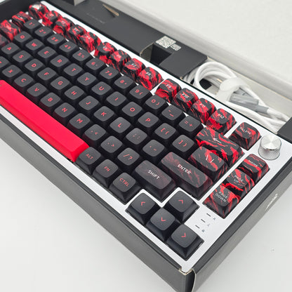 Corsair K65 Plus Wireless 75% RGB Mechanical Gaming Keyboard, Cherry Speed Silver Switches