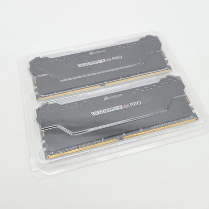 Corsair Vengeance RGB Pro 32GB DDR4, 3200MHz, CL16-20-20-38, Desktop Gaming Memory RAM