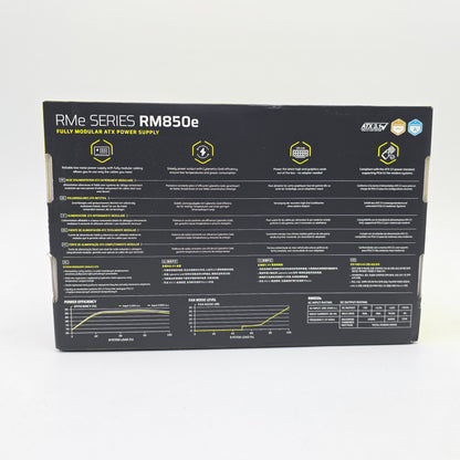 Corsair RM850e 850W 80+ Gold, Fully Modular Gaming Power Supply PSU