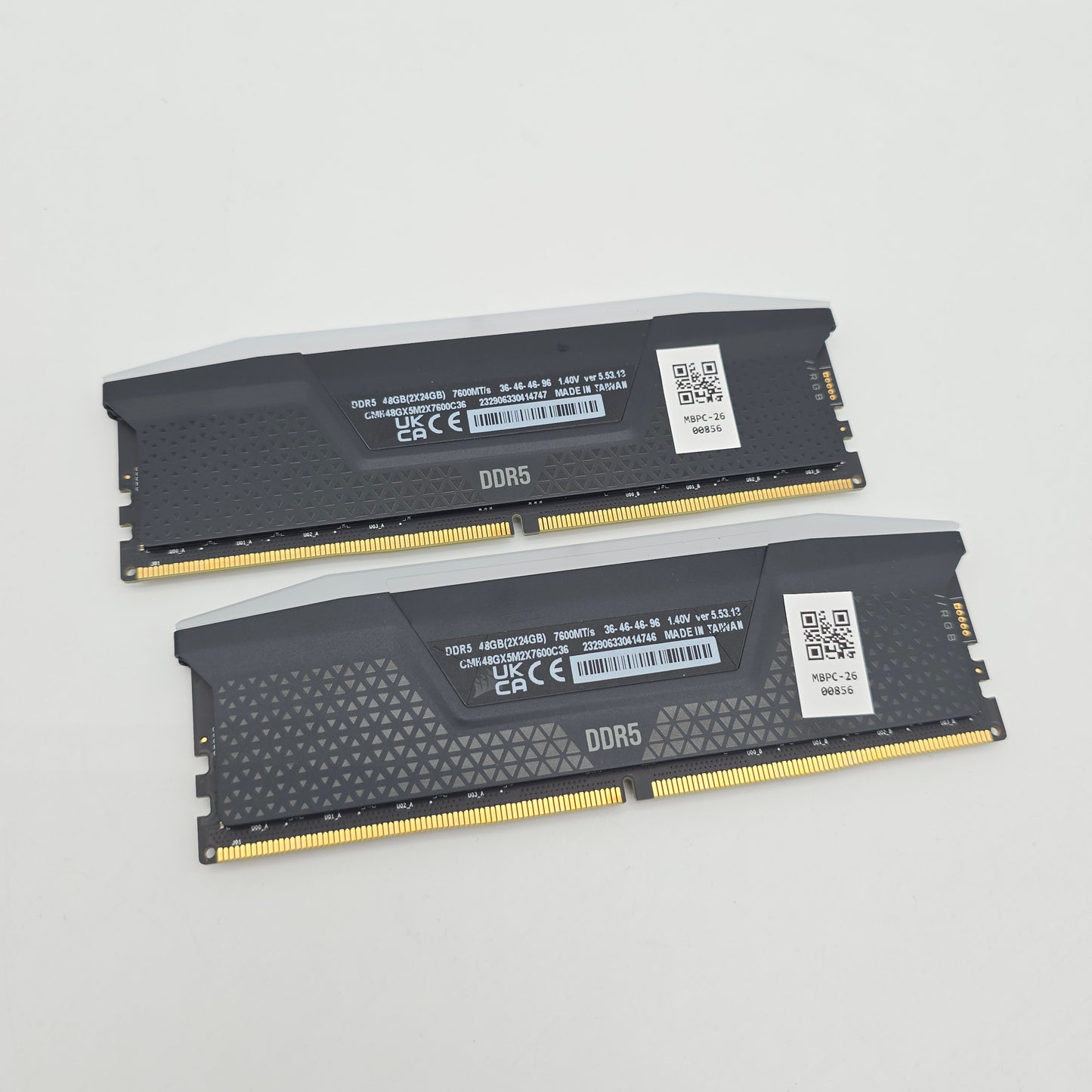 Corsair Vengeance 48GB DDR5, 7600MHz, CL36-46-46-96, Desktop Gaming Memory RAM (2x24GB)