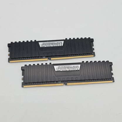 Corsair Vengeance LPX 16GB DDR4, 2400MHz, CL16-16-16-39, Desktop Gaming Memory RAM (2x8GB)