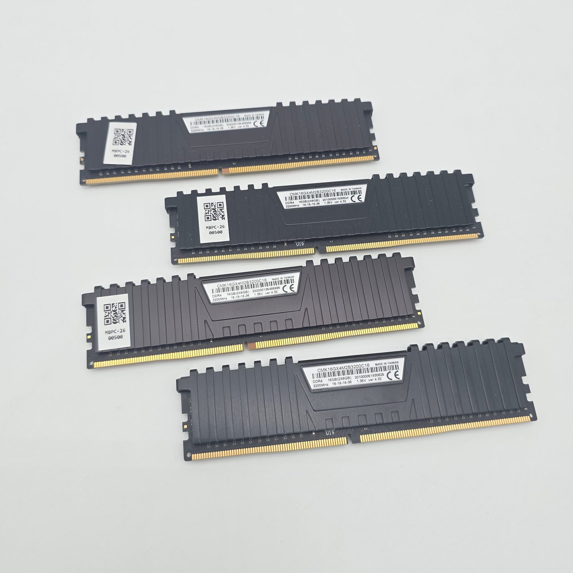Corsair Vengeance LPX 32GB DDR4, 3200MHz, CL16-18-18-36, Desktop Gaming Memory RAM (4x8GB)