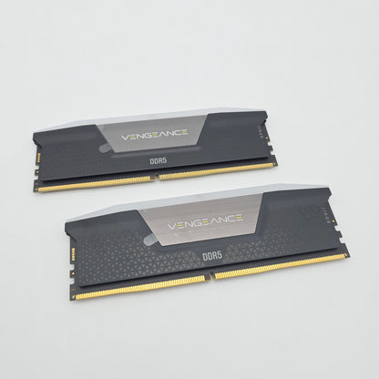 Corsair Vengeance RGB 32GB DDR5, 5600MHz, CL40-40-40-77 Desktop Gaming Memory RAM (2x16GB)