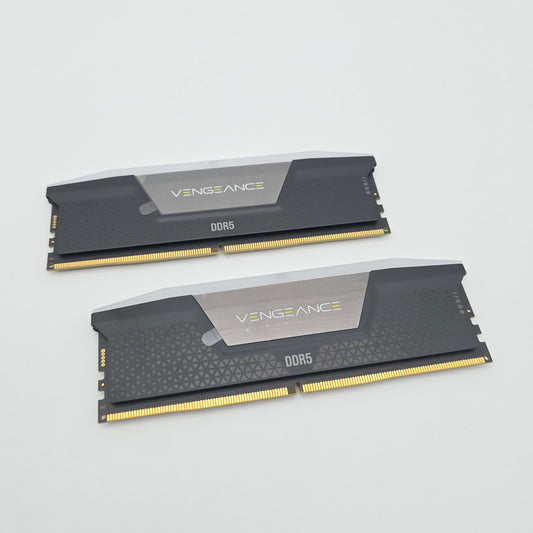 Corsair Vengeance RGB 32GB DDR5, 5600MHz, CL40-40-40-77 Desktop Gaming Memory RAM (2x16GB)