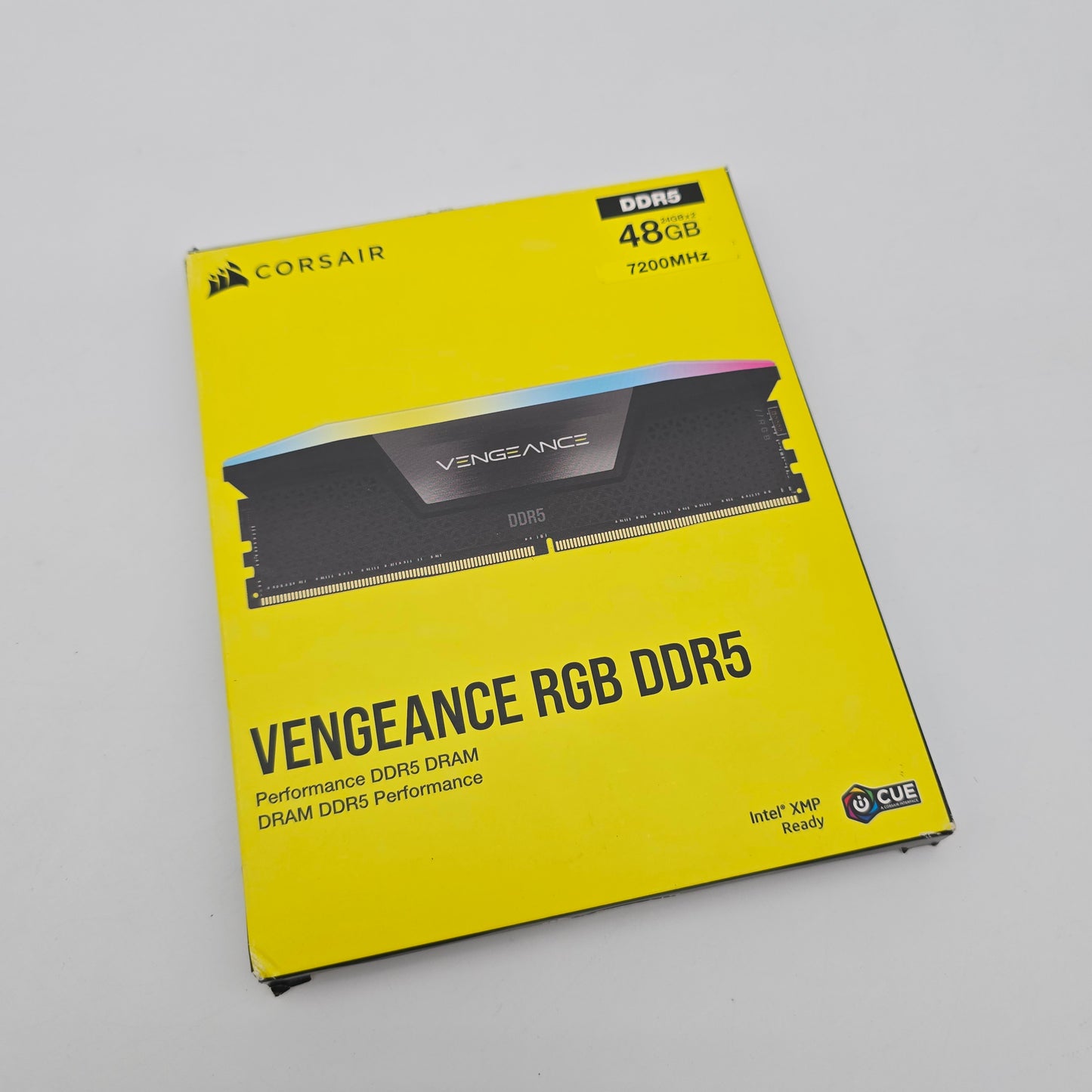 Corsair Vengeance RGB 48GB DDR5, 7200MHz, Desktop Gaming Memory RAM (2x24GB)