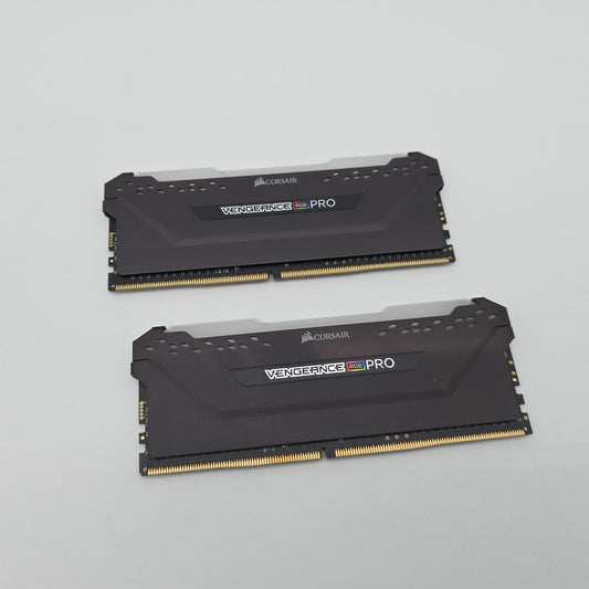 Corsair Vengeance RGB Pro 16GB DDR4, 3000MHz, CL15, Desktop Gaming Memory RAM (2x8GB)