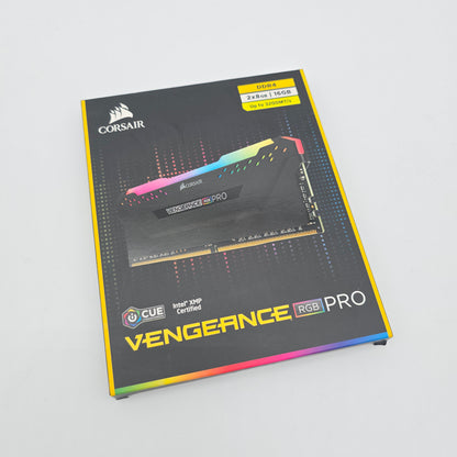 Corsair Vengeance RGB Pro 16GB DDR4, 3200MHz, Cl16, Desktop Gaming Memory RAM (2x8GB)