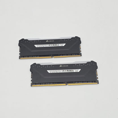 Corsair Vengeance RGB Pro 16GB DDR4, 3200MHz, CL16, Desktop Gaming Memory RAM (2x8GB)