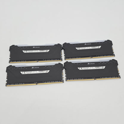 Corsair Vengeance RGB Pro 32GB DDR4, 3600MHz, Cl18-22-22-42, Desktop Gaming Memory RAM (4x8GB)