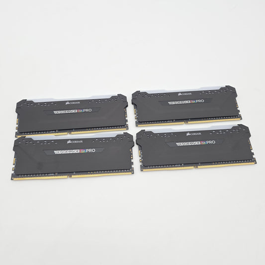 Corsair Vengeance RGB Pro 32GB DDR4, 3600MHz, Cl18-22-22-42, Desktop Gaming Memory RAM (4x8GB)