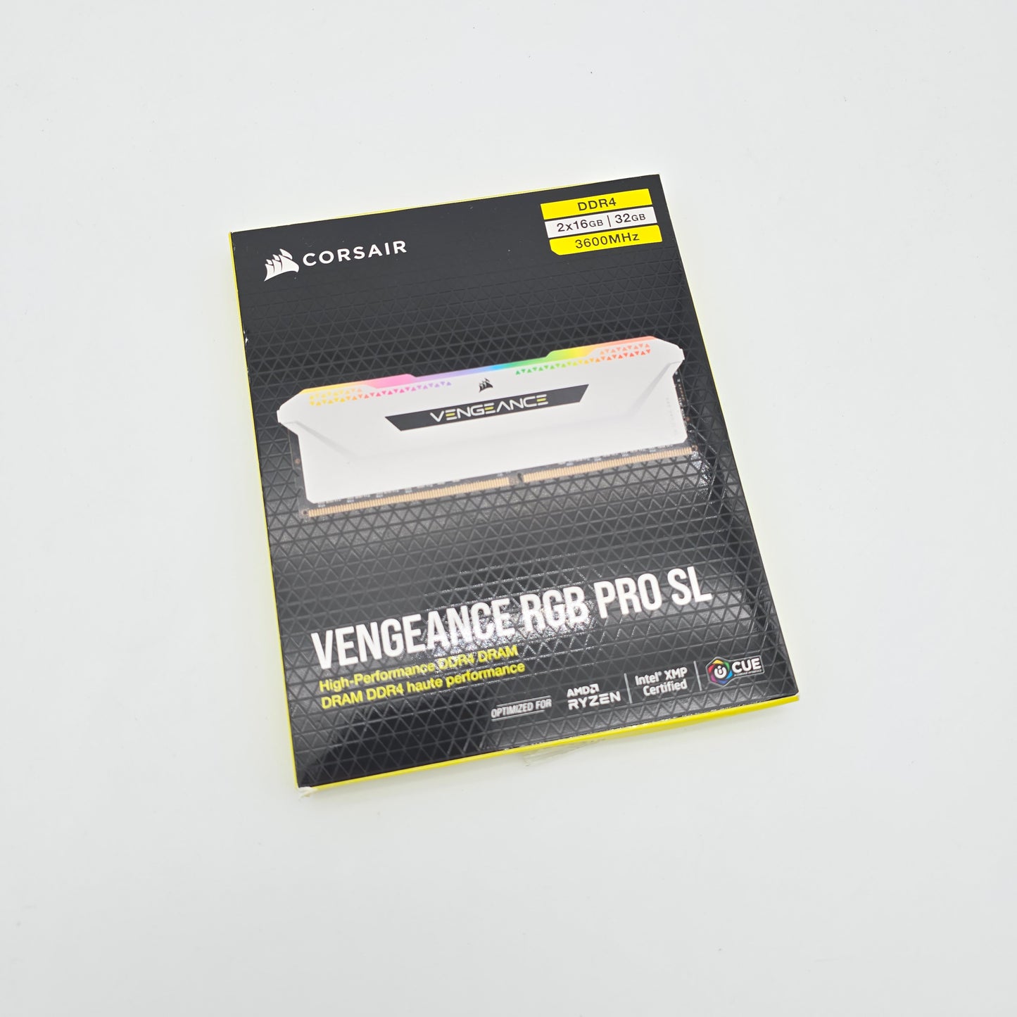 Corsair Vengeance RGB Pro SL 32GB DDR4, 3600MHz, CL18-22-22-42, Desktop Gaming Memory RAM (2x16GB)