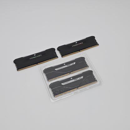 64GB Corsair Vengeance RGB Pro SL RAM, 4x16GB 3200MHz CL16 Black Memory Kit