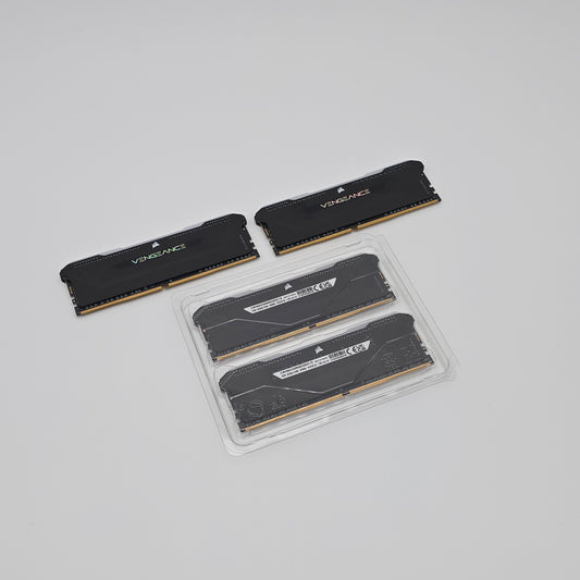 64GB Corsair Vengeance RGB Pro SL RAM, 4x16GB 3200MHz CL16 Black Memory Kit
