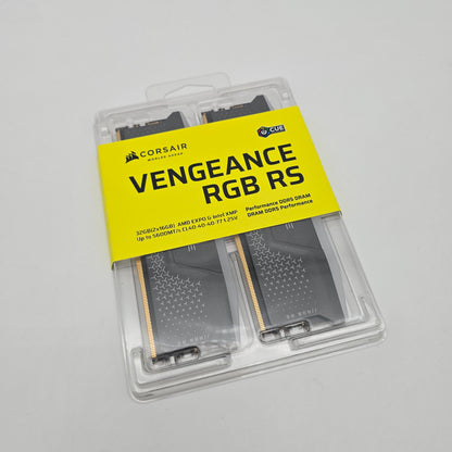 Corsair Vengeance RGB RS 32GB DDR5, 5600MHz, CL40-40-40-77, Desktop Gaming Memory RAM (2x16GB)