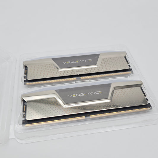 Corsair Vengeance RGB Silver 48GB DDR5, 7000MHz, CL36-44-44-114, Desktop Gaming Memory RAM (2x24GB)