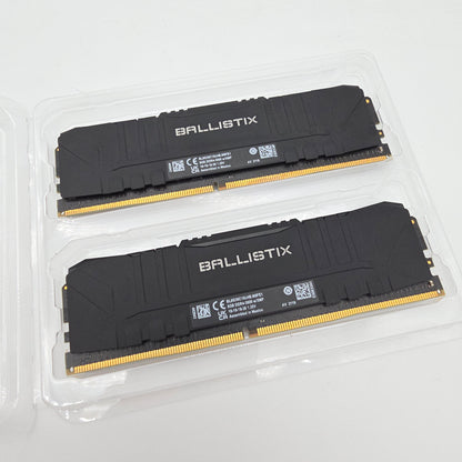 Crucial Ballistix 16GB DDR4, 3600MHz, Cl16-18-18-38, Desktop Gaming Memory RAM (2x8GB)