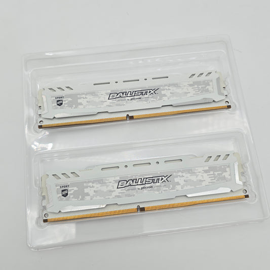 Crucial Ballistix Sport 16GB DDR4, 2400MHz, Desktop Gaming Memory RAM (2x8GB)