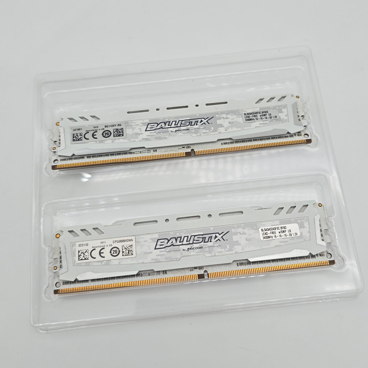 Crucial Ballistix Sport 16GB DDR4, 2400MHz, Desktop Gaming Memory RAM (2x8GB)