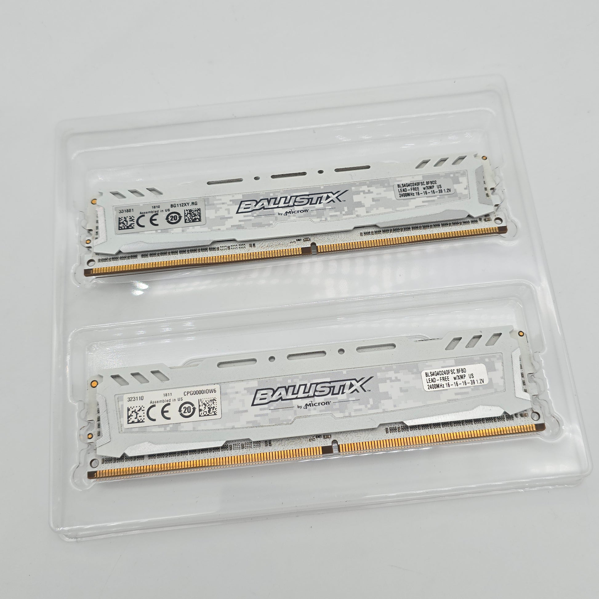Crucial Ballistix Sport 16GB DDR4, 2400MHz, Desktop Gaming Memory RAM (2x8GB)