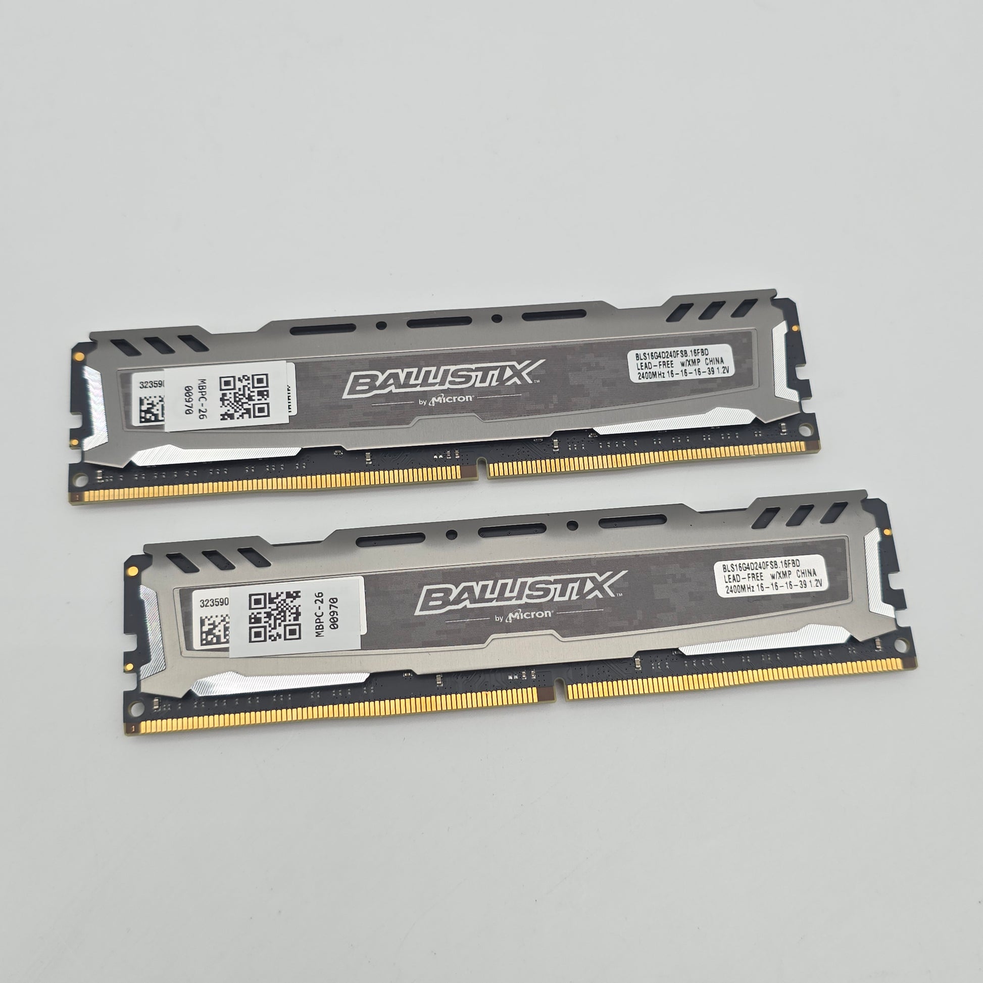 Crucial Ballistix Sport LT 32GB DDR4, 2400MHz, CL16-16-16-39, Desktop Gaming Memory RAM (2x16GB)