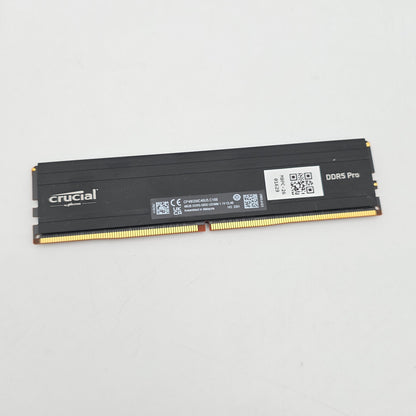 Crucial DDR5 Pro 48GB DDR5, 5600MHz, CL46, Desktop Gaming Memory RAM (1x48GB)