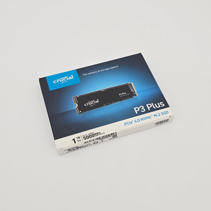 Crucial P3 Plus 1TB NVMe SSD, PCIe 4.0 M.2 Drive Gen 4 3d NAND