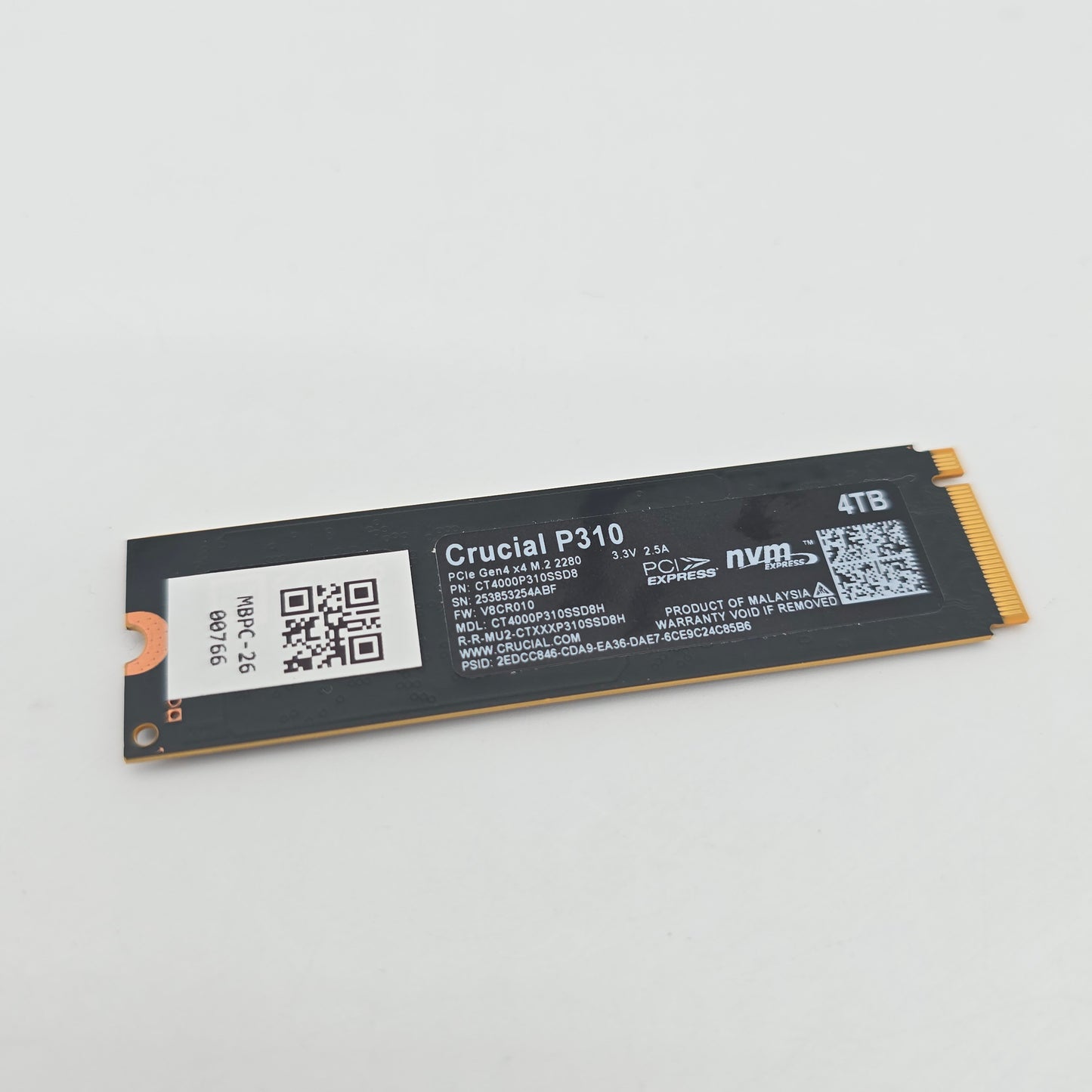 Crucial P310 4TB, M.2 NVMe Gen4 SSD Storage