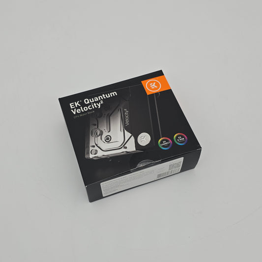 EK Quantum Velocity 2 D-RGB Nickel+Plexi Waterblock for Intel LGA 1700 Socket