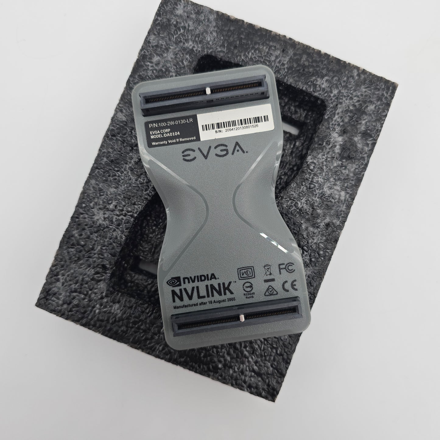 EVGA GeForce RTX NVLink SLI Bridge, 4-Slot for NVIDIA RTX 30 Series GPU