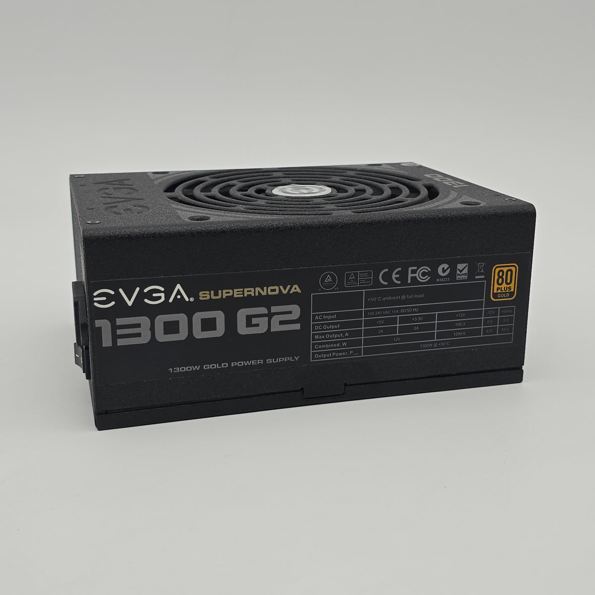 EVGA SuperNova 1300 G2 1300W 80+ Gold, Fully Modular Gaming Power Supply PSU