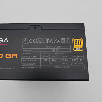 EVGA SuperNova 850 GA 850W 80+ Gold, Fully Modular Gaming Power Supply PSU