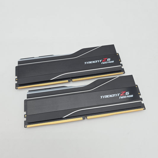 G.Skill Trident Z5 Neo RGB 32GB DDR5, 6000MHz, CL26-36-36-96, Desktop Gaming Memory RAM (2x16GB)