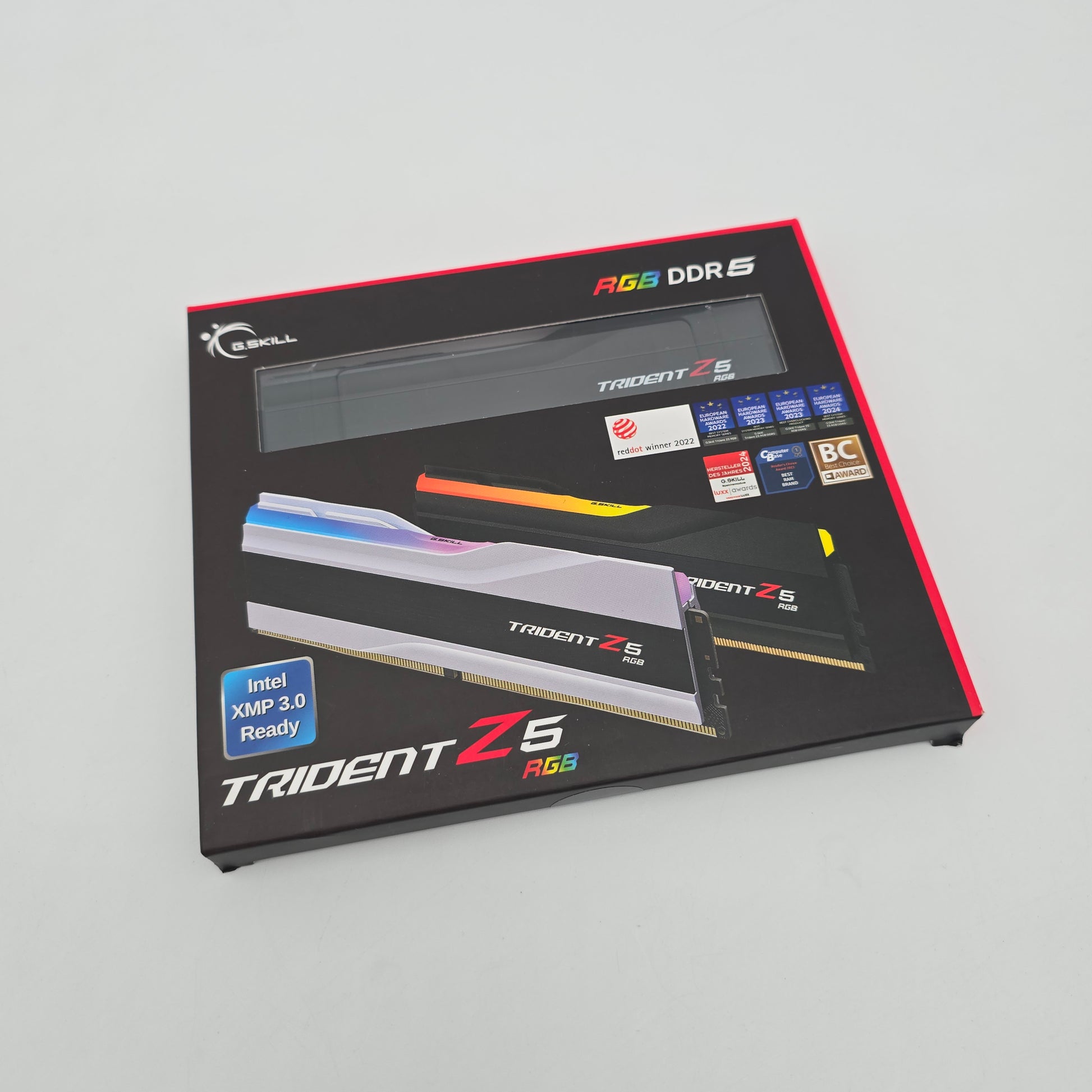 G.Skill Trident Z5 RGB 32GB DDR5, 6000MHz, CL36-36-36-96, Desktop Gaming Memory RAM (2x16GB)