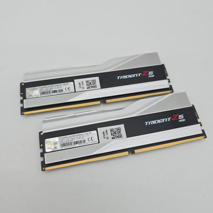 G.Skill Trident Z5 RGB 32GB DDR5, 6400MHz, CL32-39-39-102, Desktop Gaming Memory RAM (2x16GB)