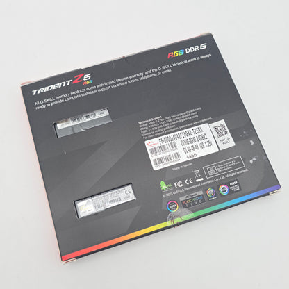 G.Skill Trident Z5 RGB 48GB DDR5, 8000MHz, CL40-48-48-128, Desktop Gaming Memory RAM (2x24GB)