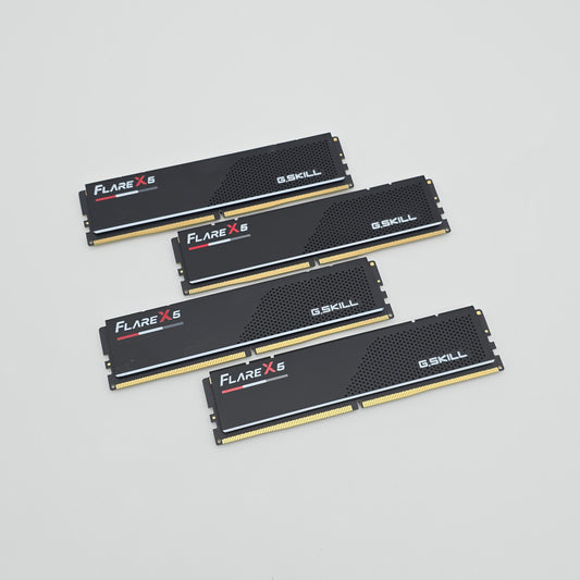 64GB DDR5 G.Skill FlareX5 RAM, 4x16GB 6000MHz CL36-36-36-96 Desktop Memory Kit