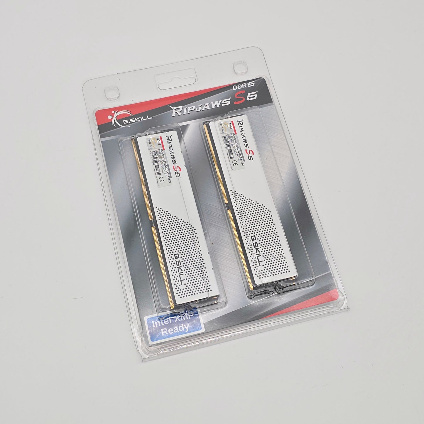 G.Skill Ripjaws S5 White 64GB Desktop Gaming Memory DDR5, 5600MHz, CL36-36-36-89, 2x32GB