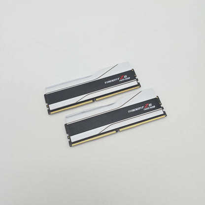 G.Skill TridentZ RGB White 32GB DDR5 RAM, 2x16GB, 6000MHz, CL30-36-36-96 Desktop Memory