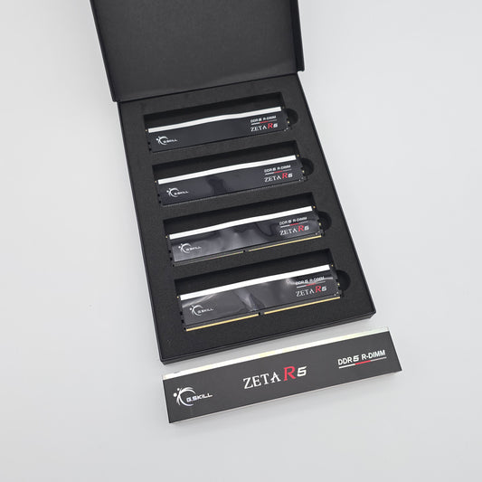 G.Skill Zeta R5 64GB DDR5 RAM, 4x16GB, 6400MHz, CL32-39-39-102 Desktop Memory RAM R-DIMM, Workstation Gaming PC