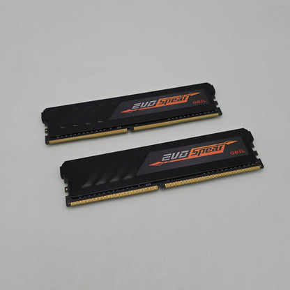 Geil Evo Spear 16GB DDR4, 3200MHz, CL18-20-20-38, Desktop Gaming Memory RAM (2x8GB)