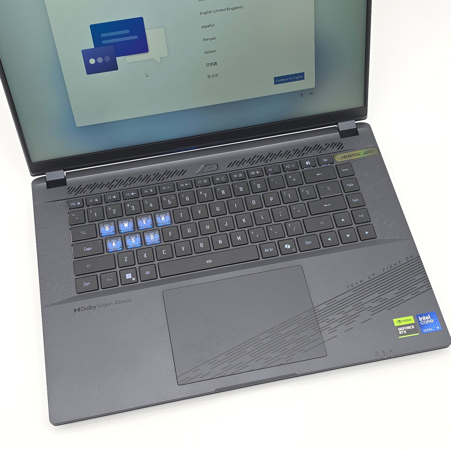 Gigabyte Aorus Elite 16 Gaming Laptop, NVIDIA RTX 5070, Intel Ultra 9 275HX, 32GB DDR5, 1TB NVMe, 16" 165Hz Screen, Aorus AE16